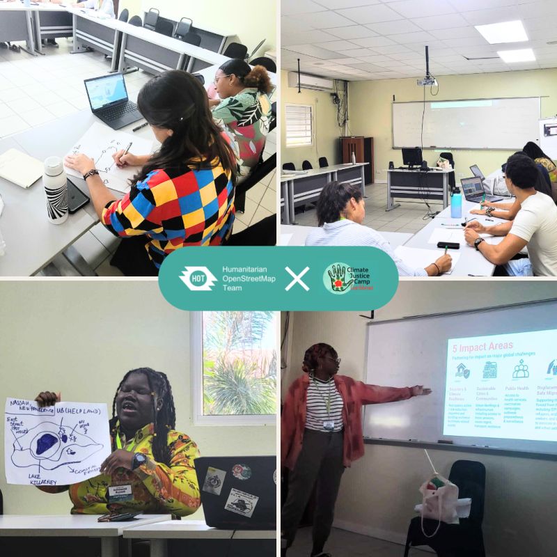 Animation d'atelier d'initiation à OpenStreetMap à Saint-Martin